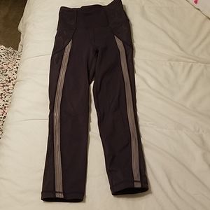 Purple Lululemon capris good condition!